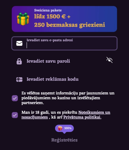 Kā reģistrēties HappyJokers Casino vietnē Latvijā